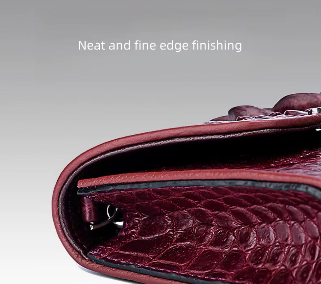 Crocodile Leather Purse – Handmade in Italy | Noiyan