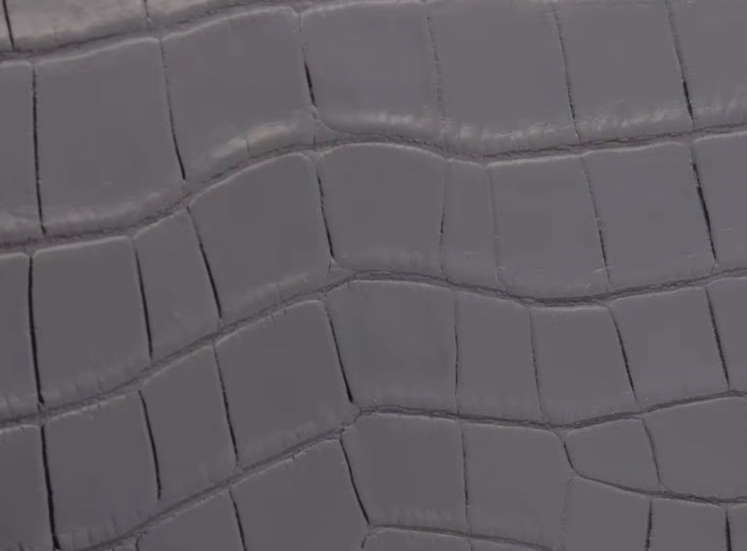 Black Crocodile Belly Leather Bag – Handmade in Italy | Noiyan