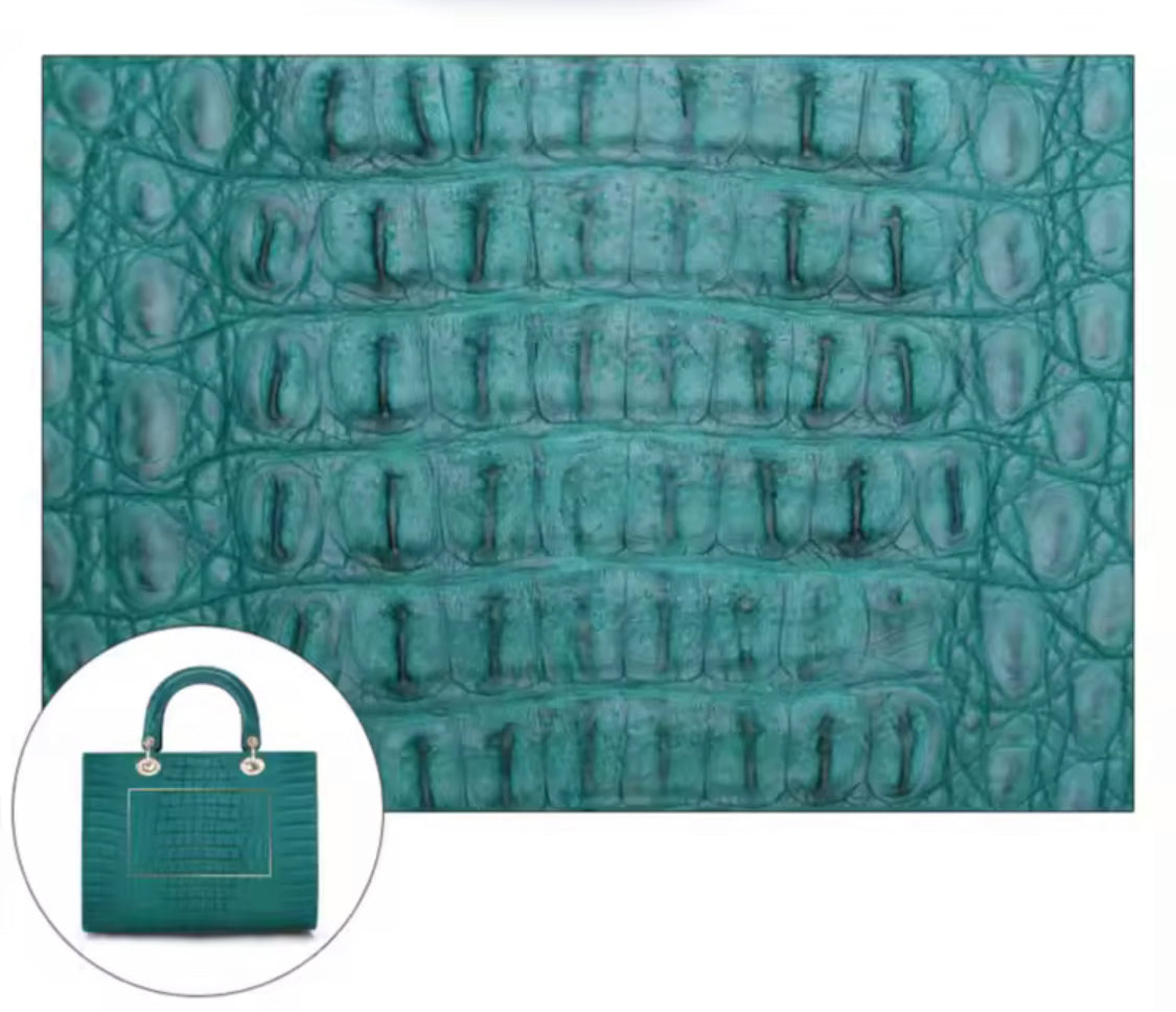Crocodile Leather Bag in Five Colors – Handmade in Italy | Noiyan