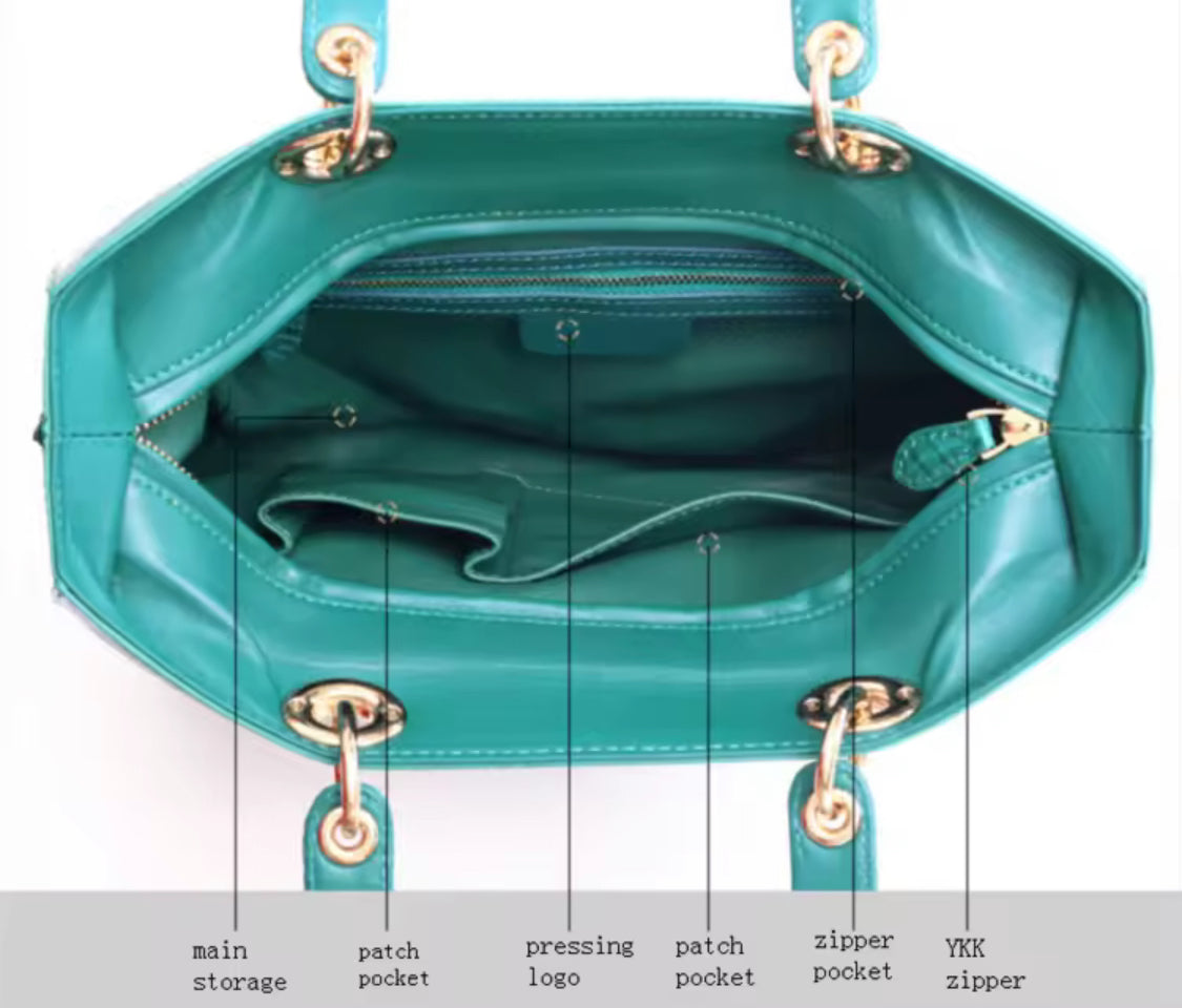Crocodile Leather Bag in Five Colors – Handmade in Italy | Noiyan