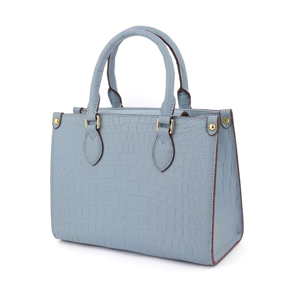 Crocodile Belly Leather Bag – Handmade in Italy | Noiyan