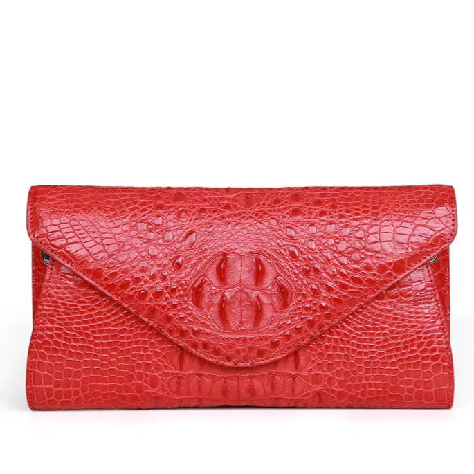 Crocodile Leather Purse in Three Colors – Handmade in Italy | Noiyan