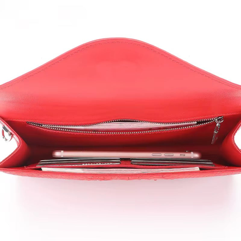 Crocodile Leather Purse in Three Colors – Handmade in Italy | Noiyan