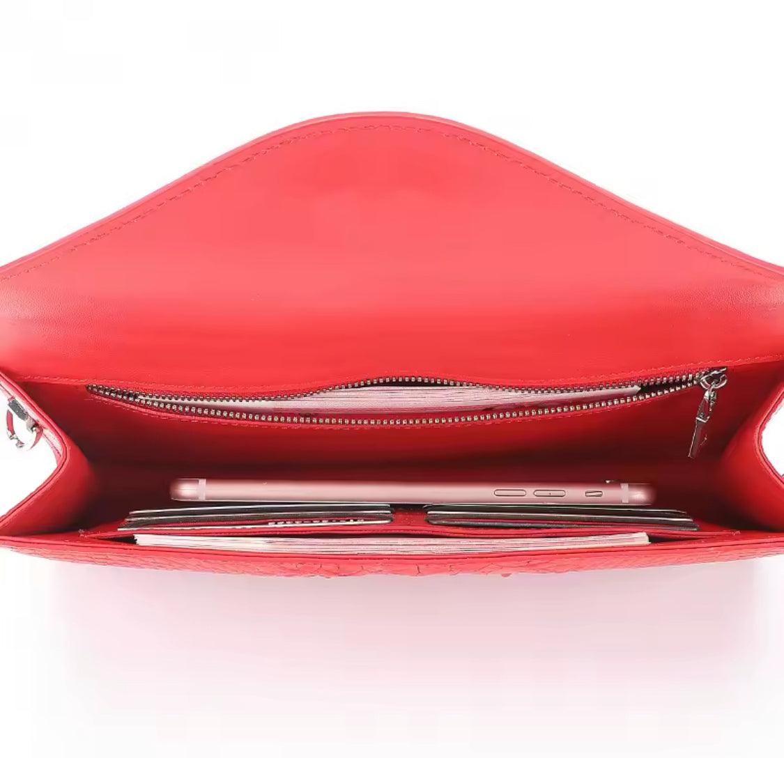 Crocodile Leather Purse in Three Colors – Handmade in Italy | Noiyan