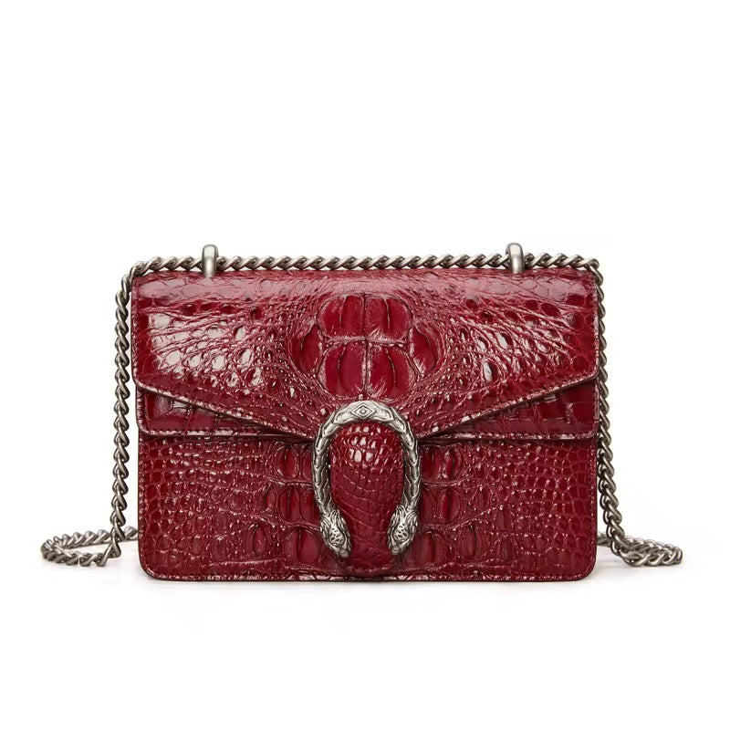 Crocodile Leather Purse in Four Colors – Handmade in Italy | Noiyan