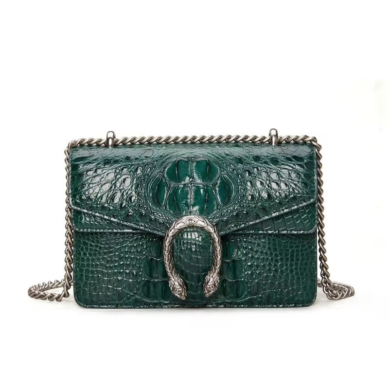 Crocodile Leather Purse in Four Colors – Handmade in Italy | Noiyan