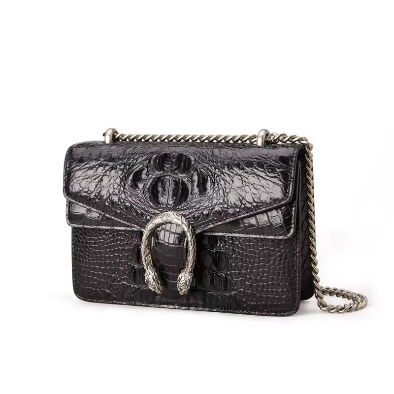 Crocodile Leather Purse in Four Colors – Handmade in Italy | Noiyan