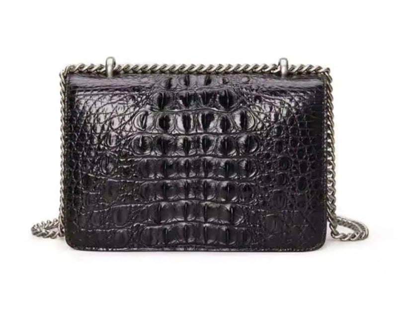 Crocodile Leather Purse in Four Colors – Handmade in Italy | Noiyan