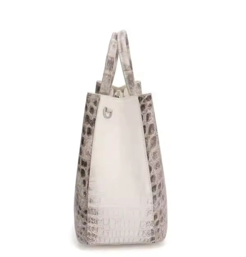Himalayan Crocodile Leather Bag for Women – Handmade in Italy | Noiyan