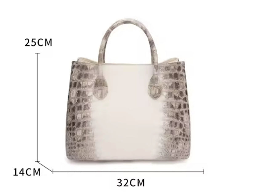 Himalayan Crocodile Leather Bag for Women – Handmade in Italy | Noiyan