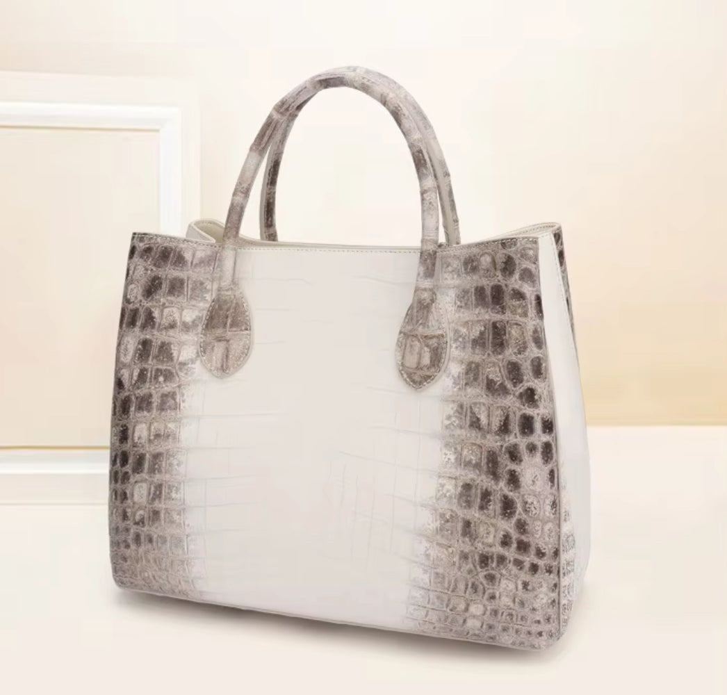 Himalayan Crocodile Leather Bag for Women – Handmade in Italy | Noiyan
