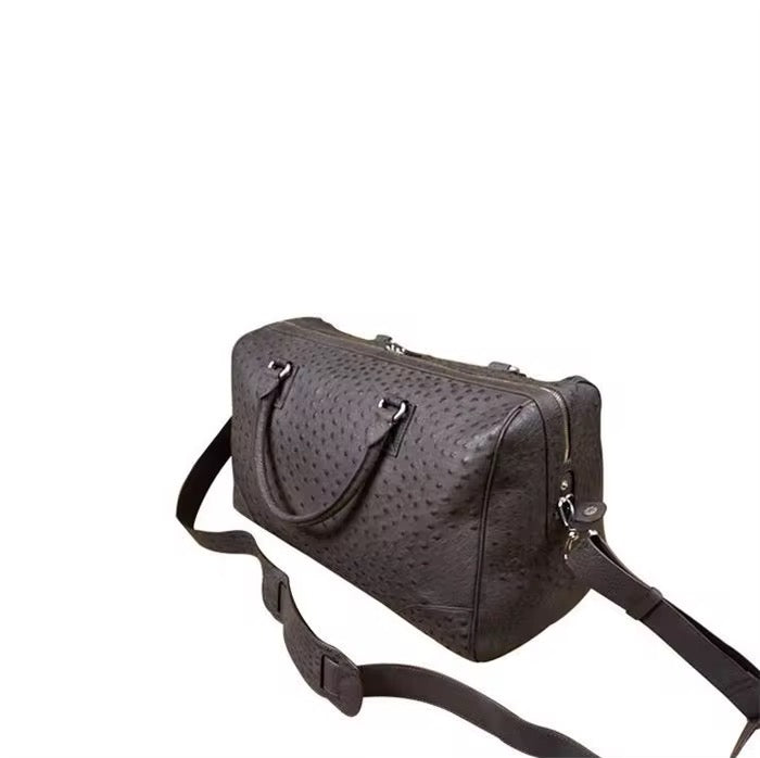 Ostrich leather bag