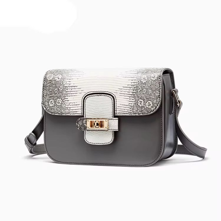 Lizard leather bag