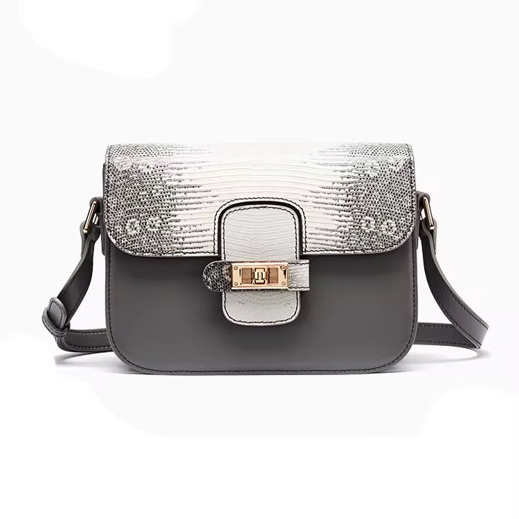 Lizard leather bag