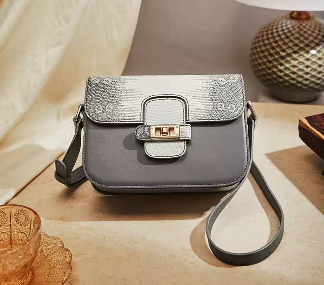 Lizard leather bag