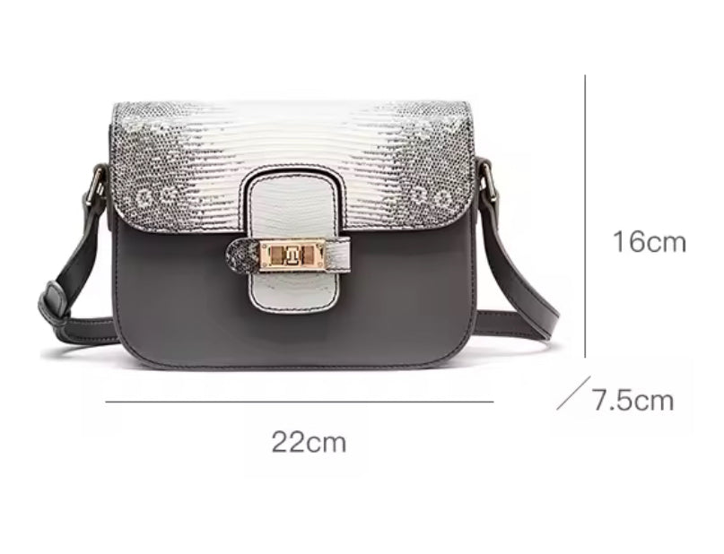 Lizard leather bag