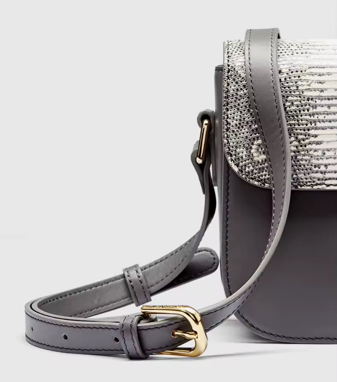 Lizard leather bag
