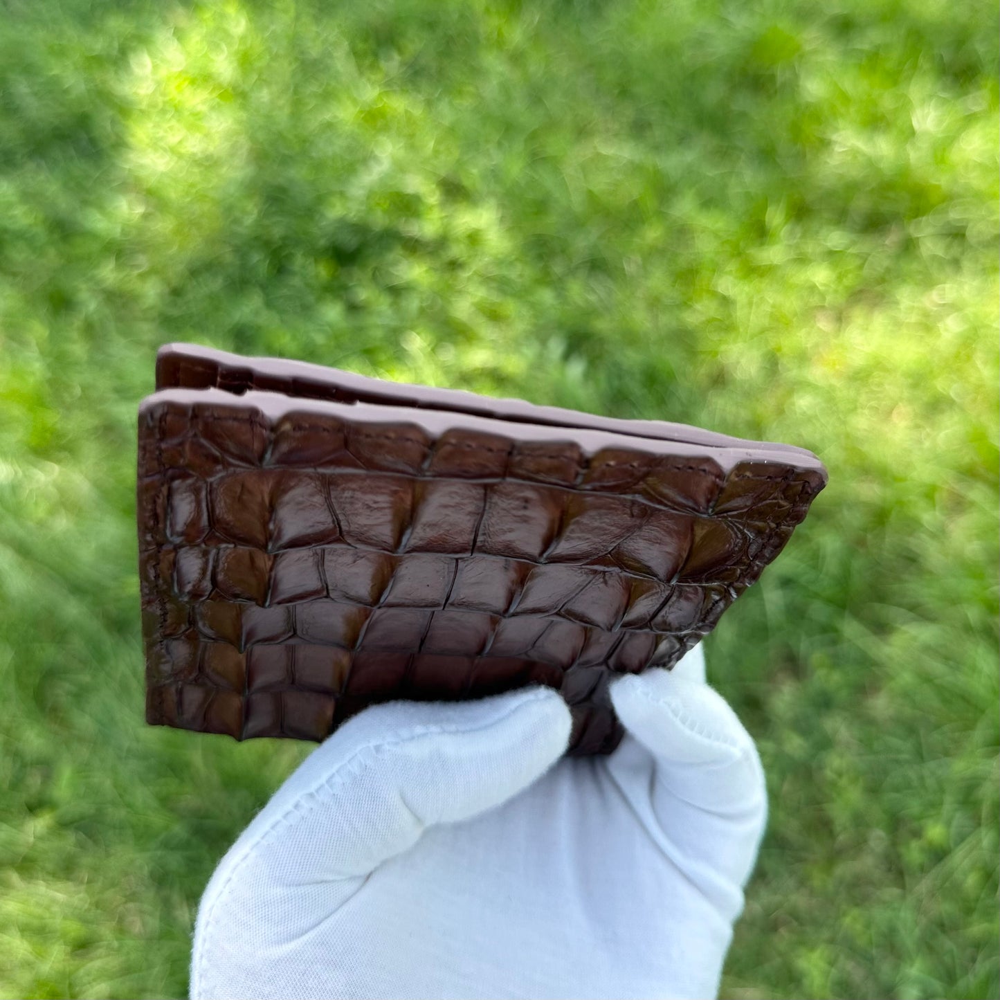 Crocodile Leather wallet for Men – Handmade in Italy | noiyan