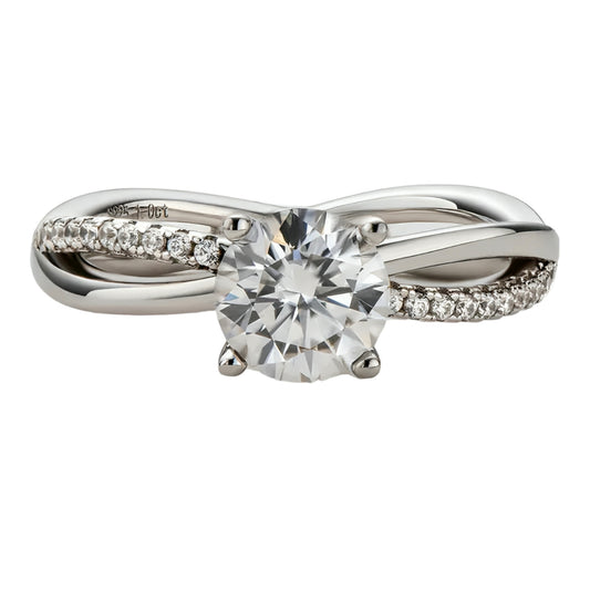 Moissanite engagement Ring