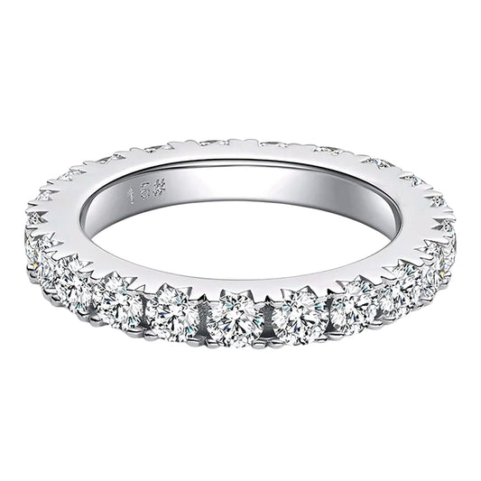 3mm multi Moissanite Ring