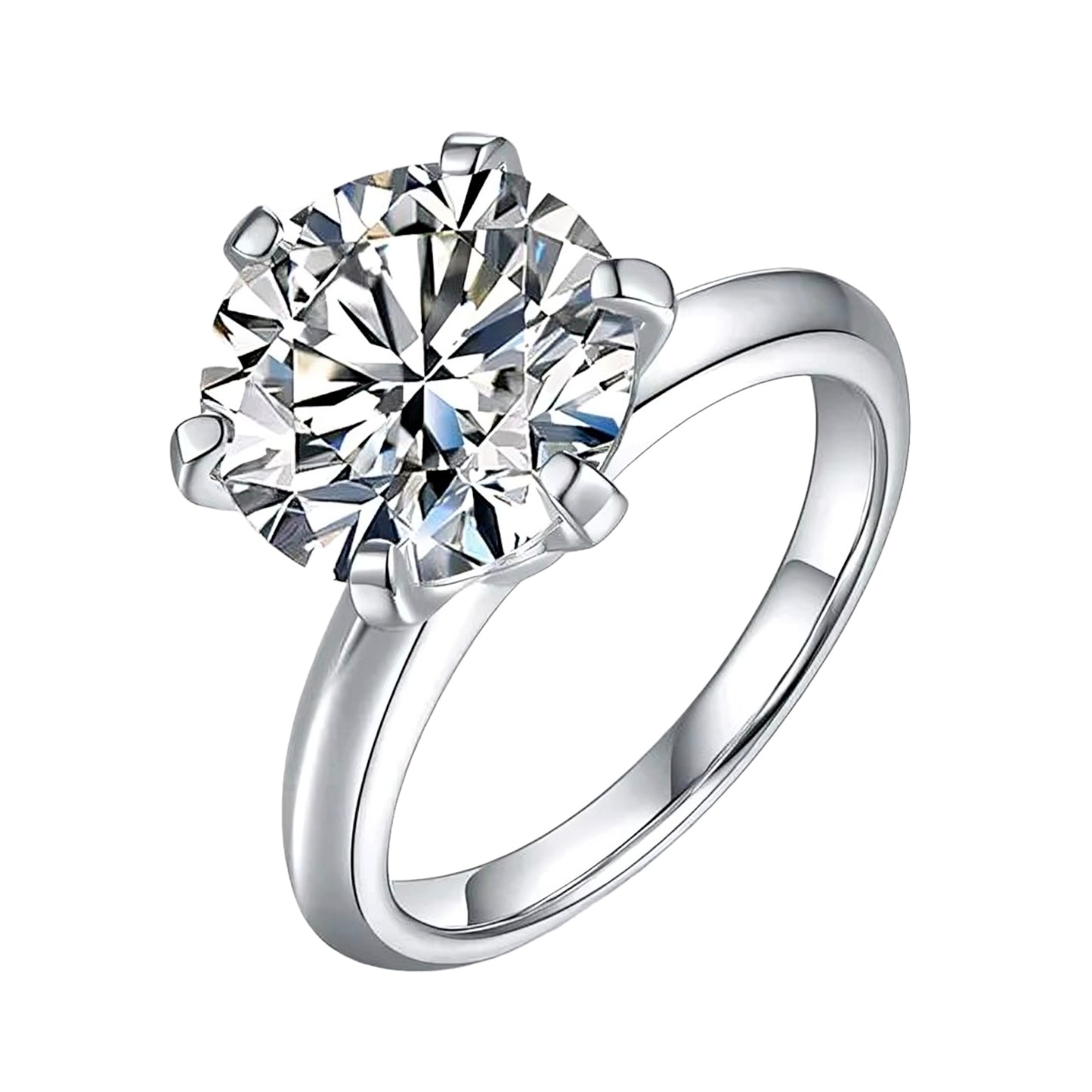 5ct 11mm Moissanite Ring