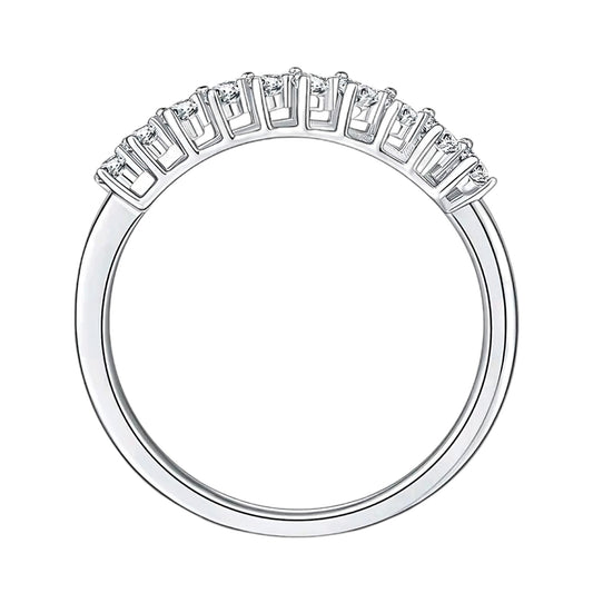 Pear cut multi Moissanite Ring