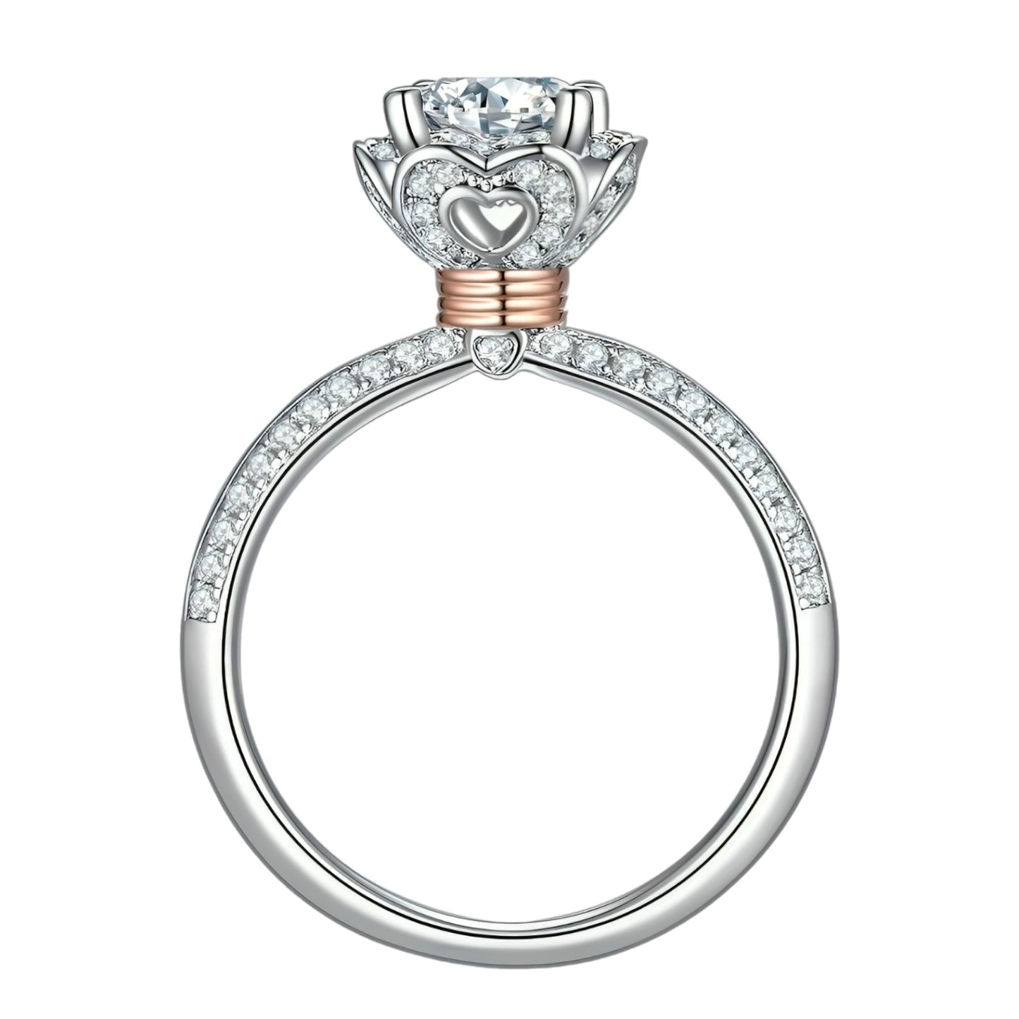 1ct Moissanite Ring