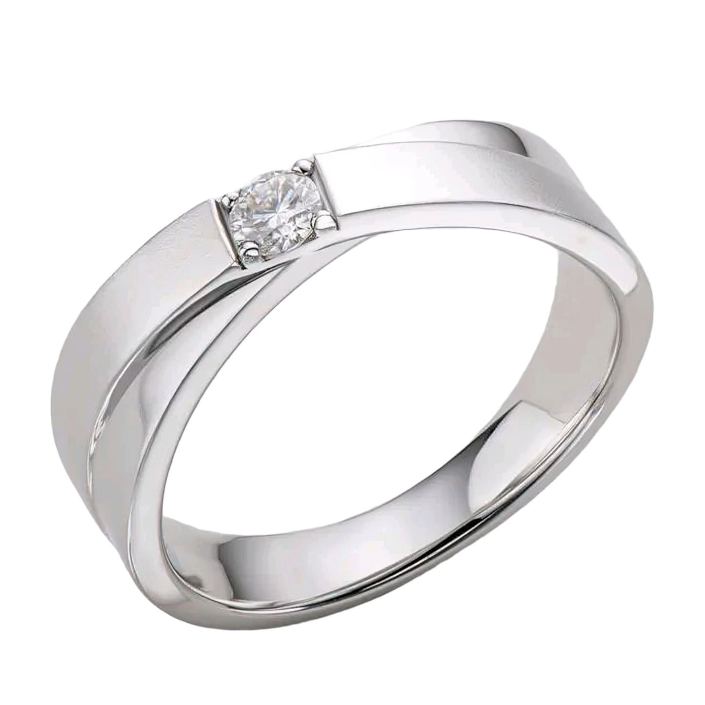 3.5mm Moissanite Ring