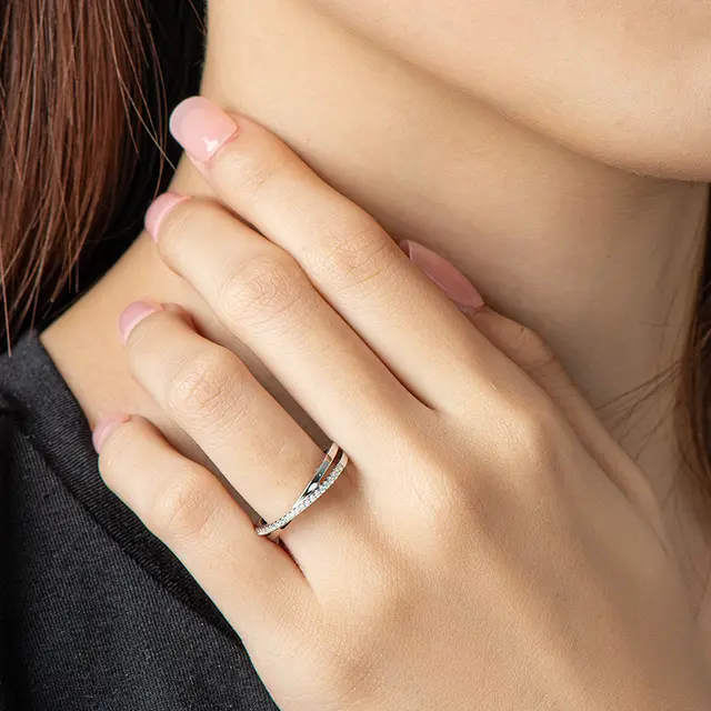 Multi Moissanite Ring