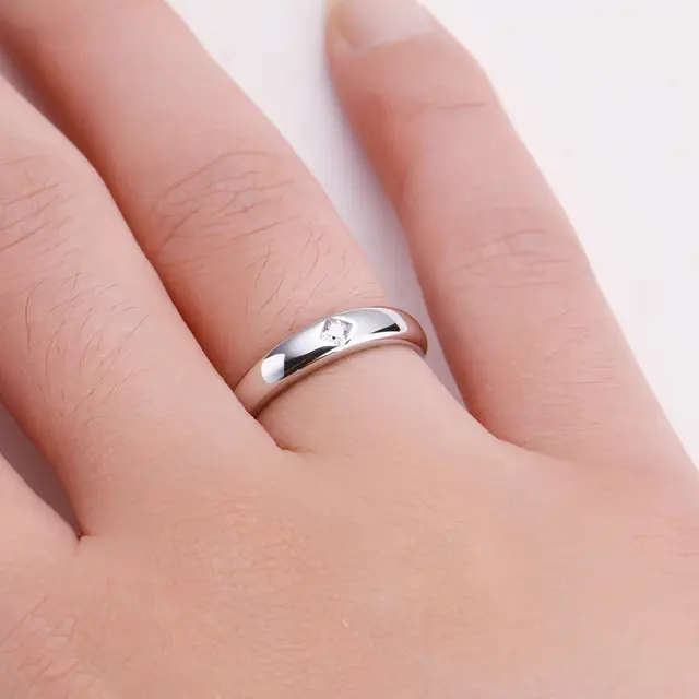 Unique shape Moissanite Ring