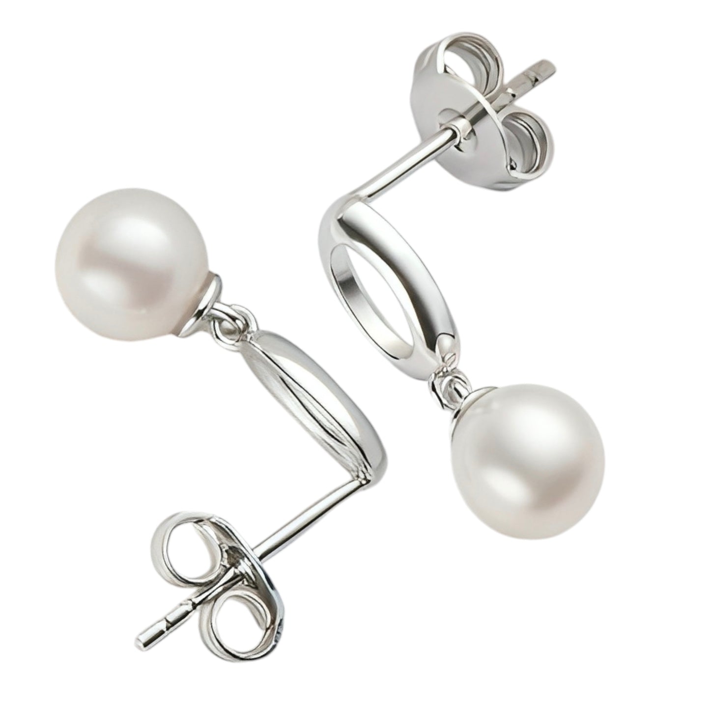 5.5-6mm freshwater pearl earrings