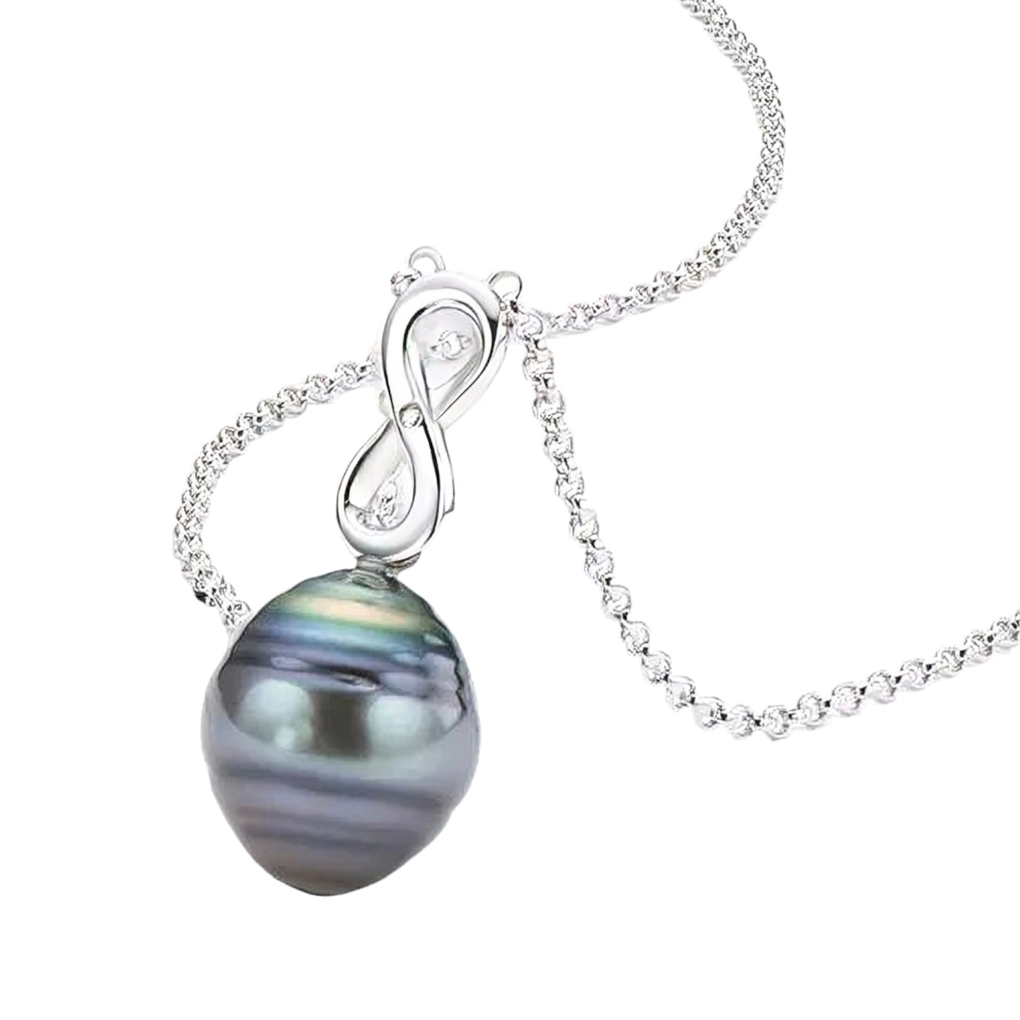 Tahitian baroque pearl pendant necklace