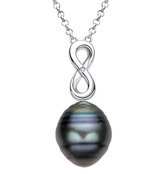 Tahitian baroque pearl pendant necklace