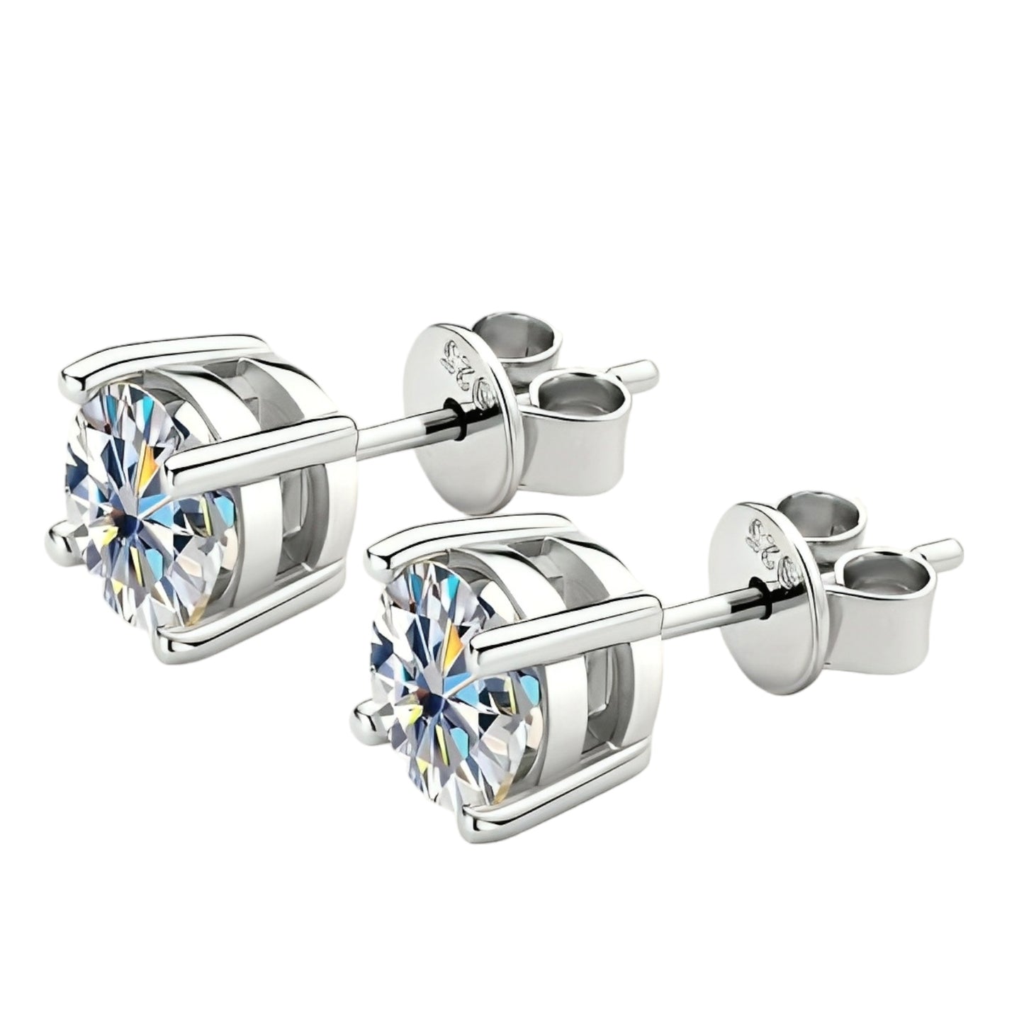 Multisize moissanite earrings