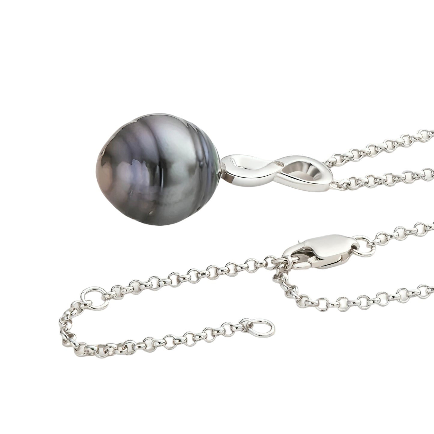 Tahitian baroque pearl pendant necklace