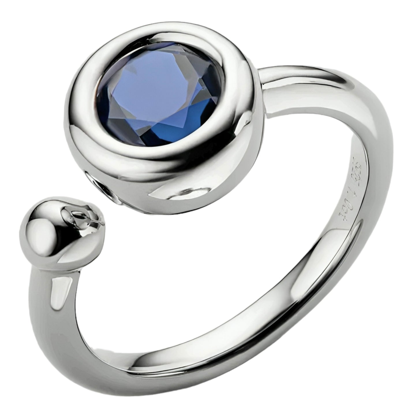 Multi color Moissanite Ring