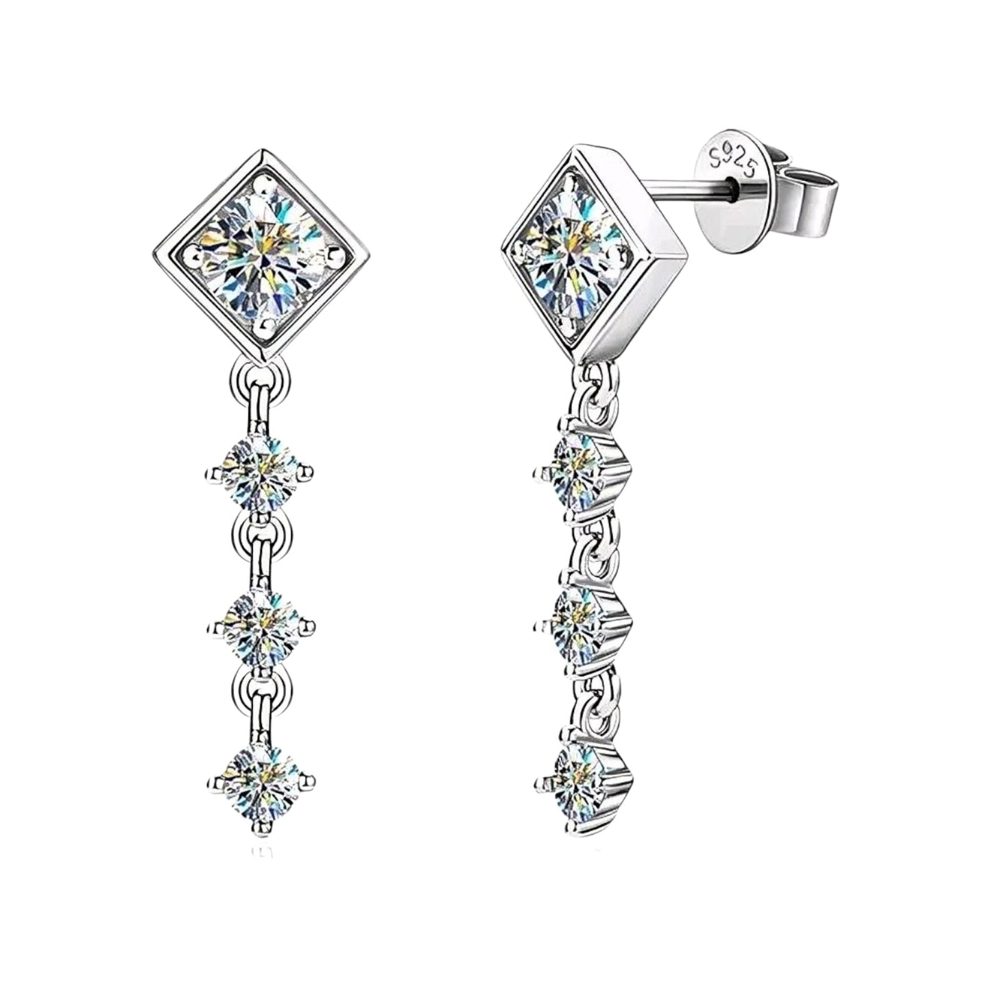 Stud Moissanite Earrings