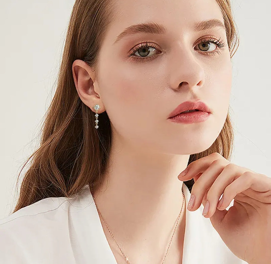 Stud Moissanite Earrings