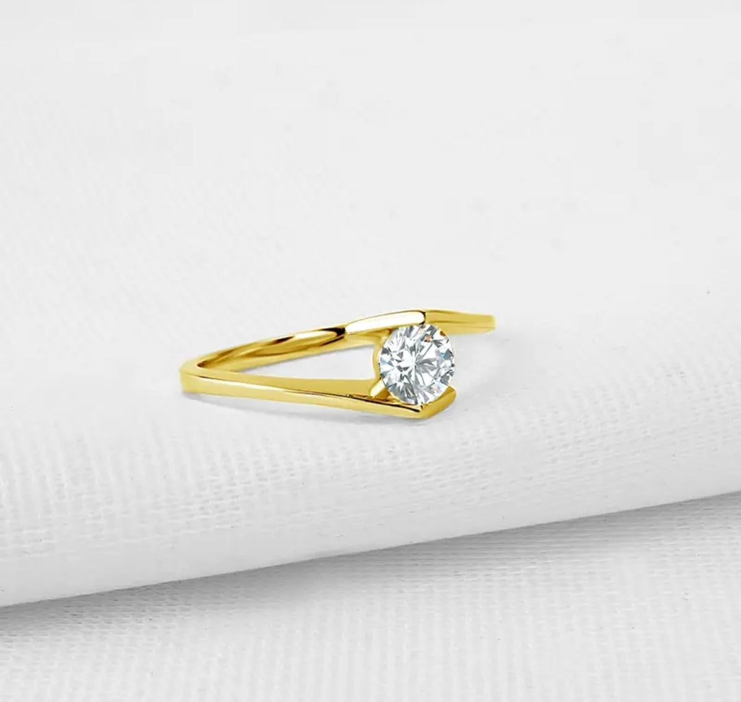 10k real yellow gold ring