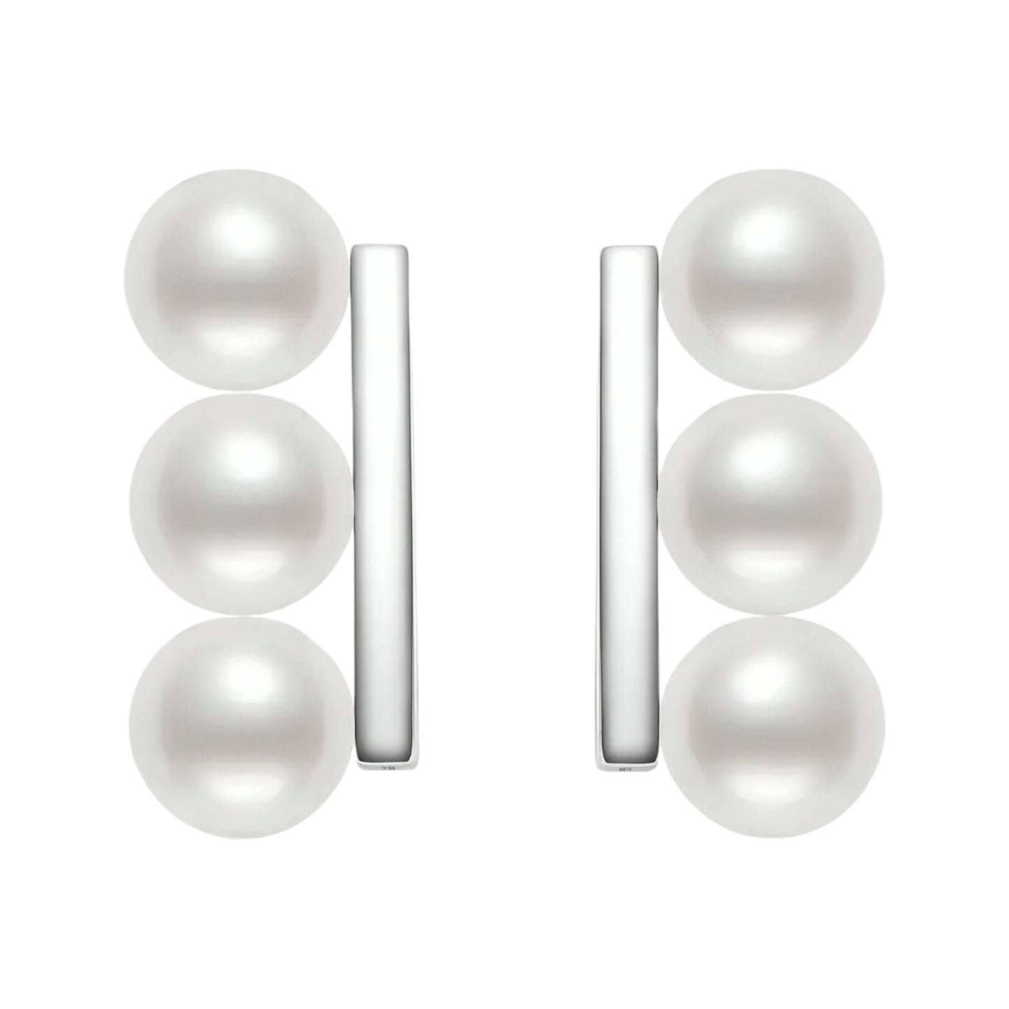 4-4.5mm 6pcs pearl earrings