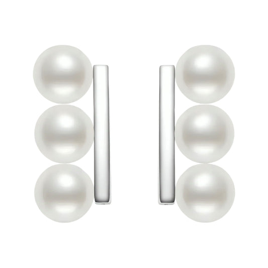 4-4.5mm 6pcs pearl earrings