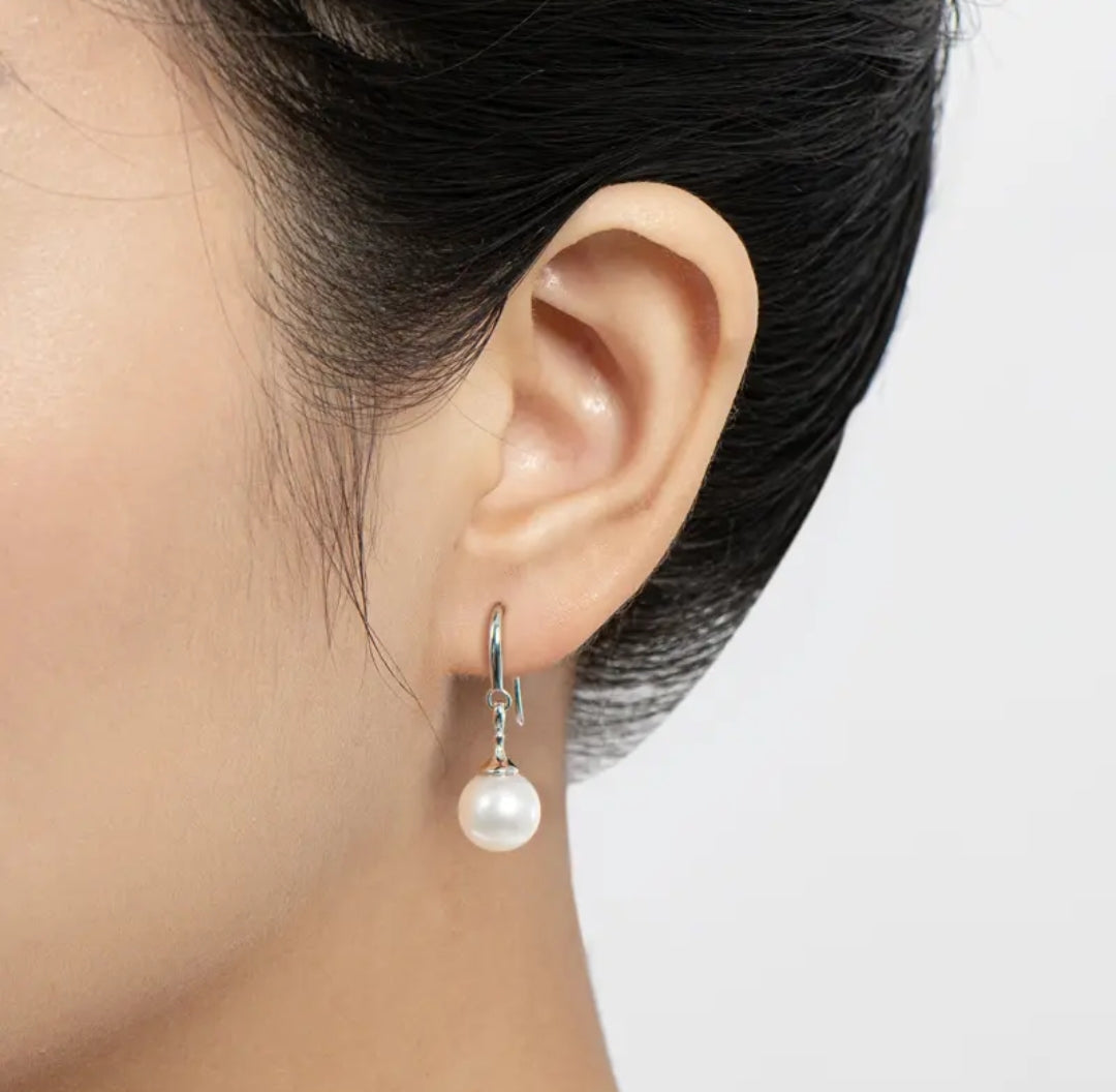 7mm pearl earrings