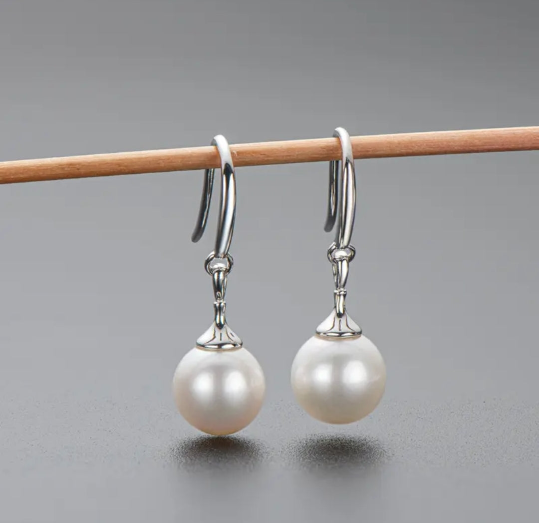 7mm pearl earrings
