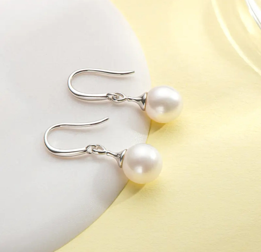 7mm pearl earrings