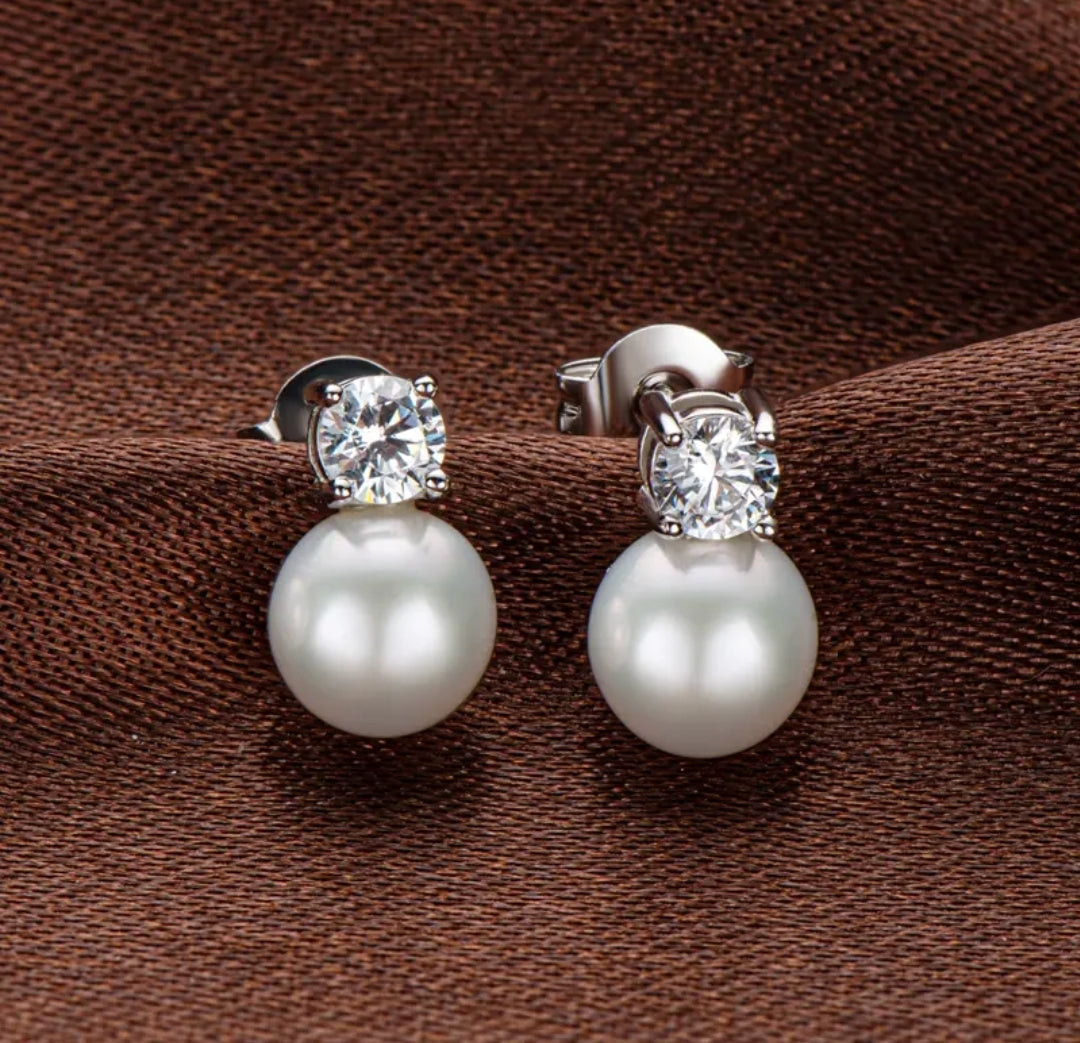 6.5-7mm classic pearl earrings