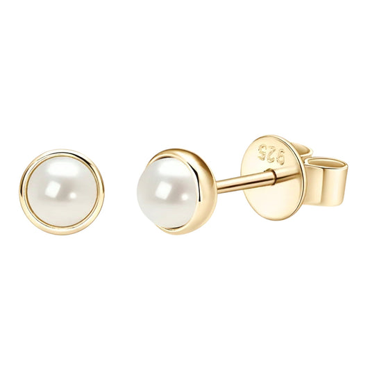 3.5-4mm classic pearl earrings