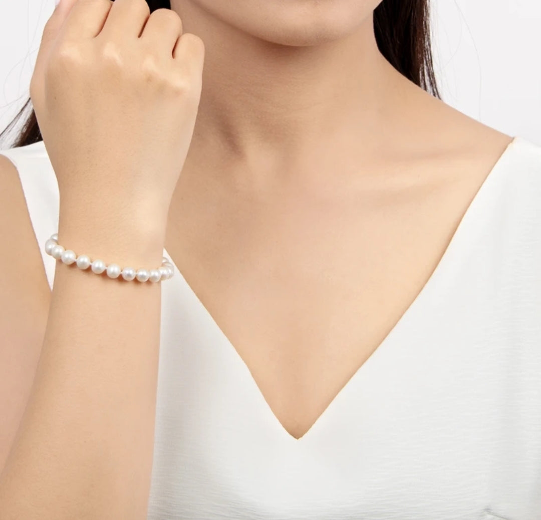 6-7mm magnificent pearl bracelet