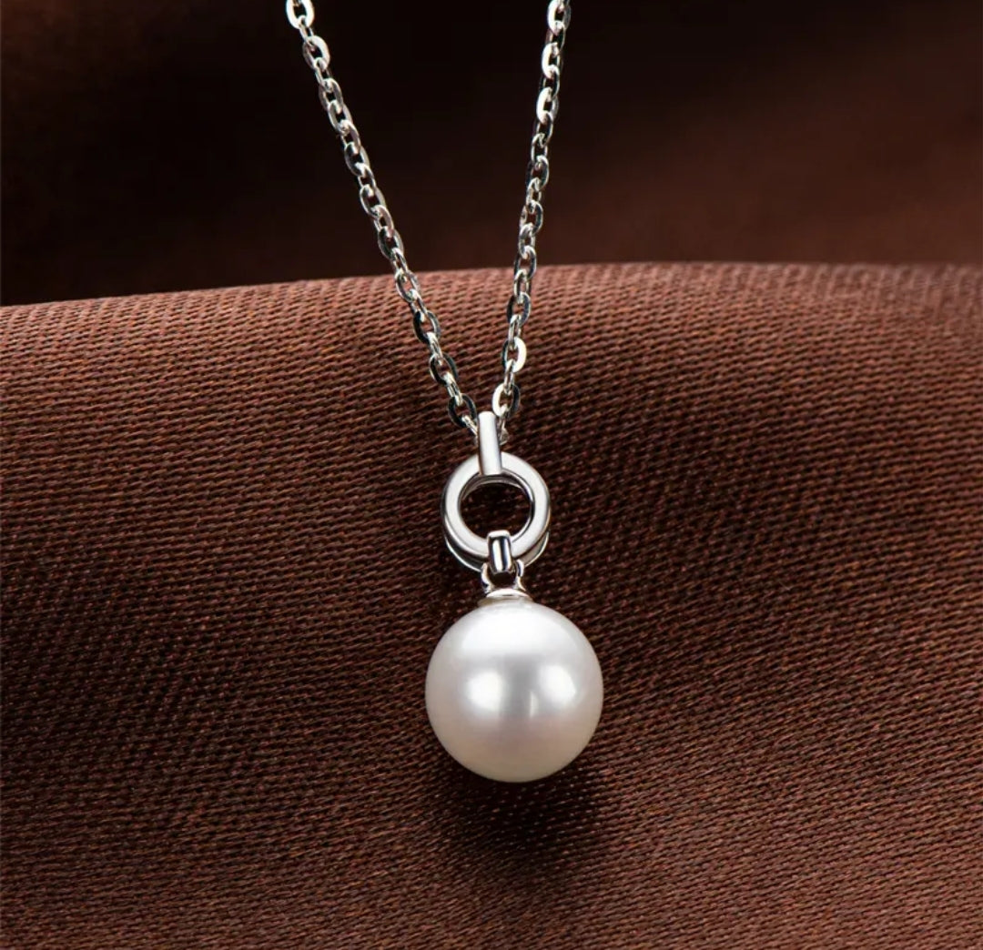 7-7.5mm divine pearl pendant necklace