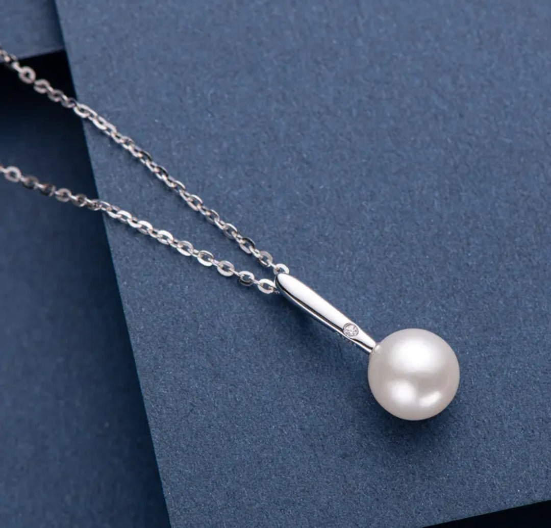 7.5-8mm magnificent pearl pendant necklace