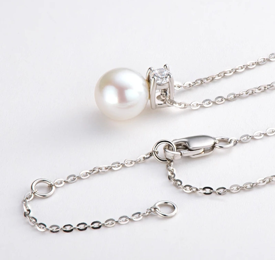 7.5-8mm pearl pendant necklace